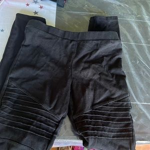 EUC art class size 7/8 girls black leggings